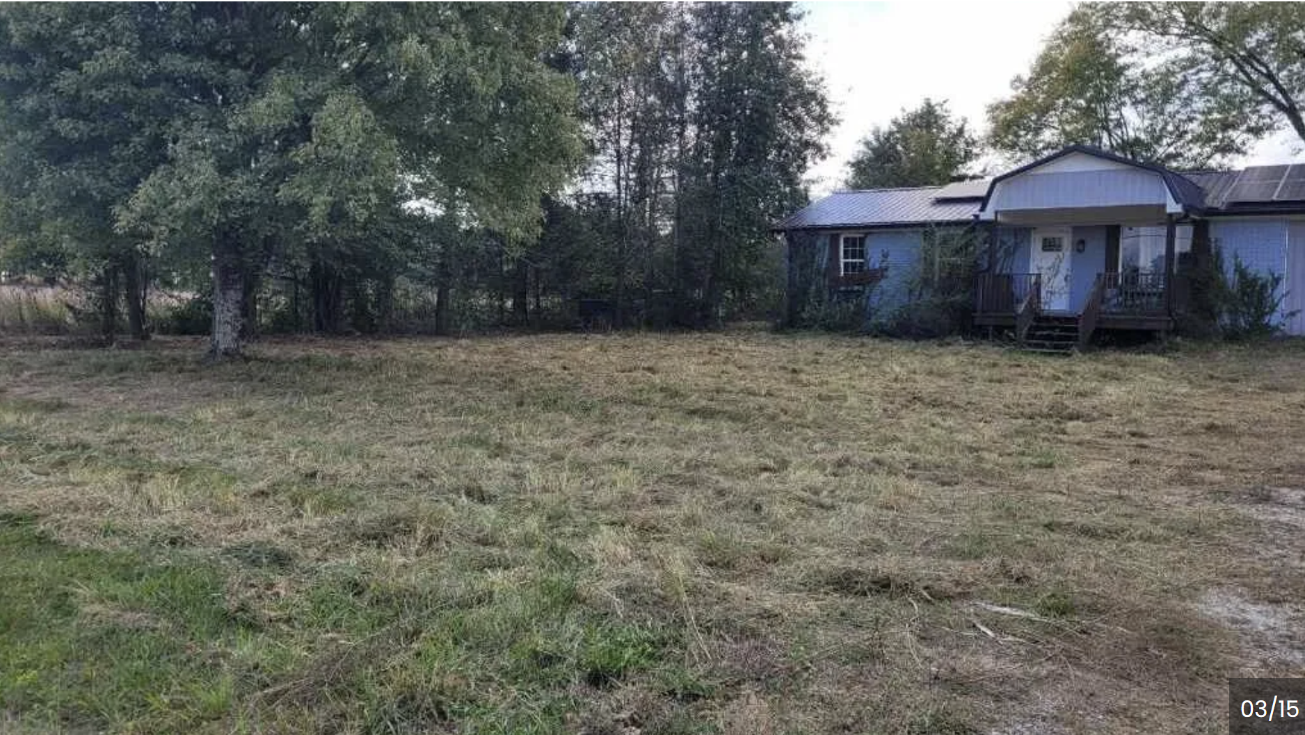 Cleared residential property